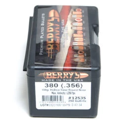 Berrys .356 / 380 100 Grain Hollow Base Round Nose (250 Ct.)