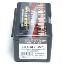 Berrys .357 / 48 148 Grain Hollow Base Wadcutter (250 Ct.)