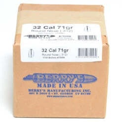 Berrys .312 / 32 71 Grain Round Nose (1000 Ct.)