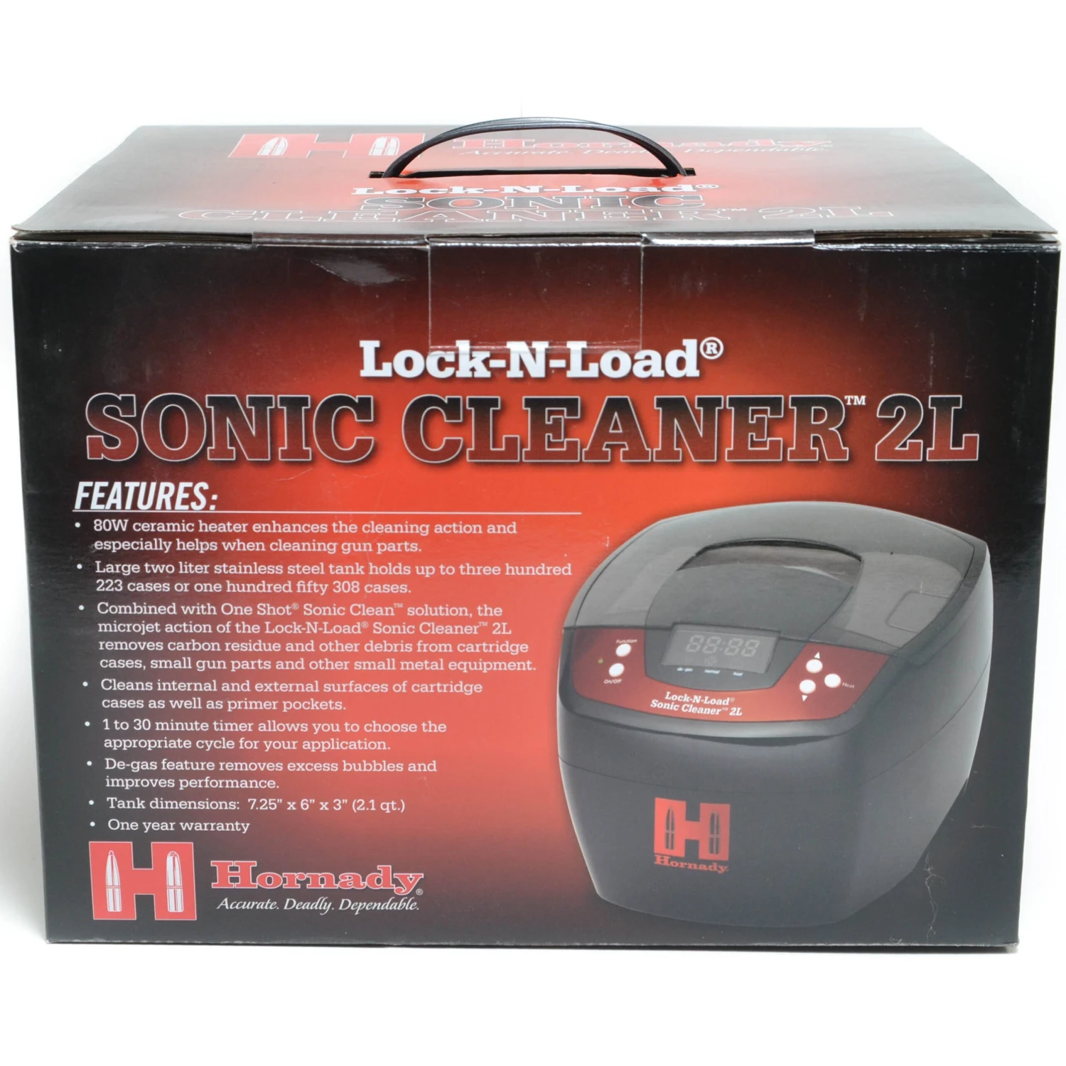 Hornady Lock-N-Load Sonic Cleaner II 2L 110 Volt 3 Hornady Lock-N-Load Sonic Cleaner II 2L 110 Volt