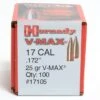 Hornady .172 / 17 25 Grain V-Max (100 Ct.) -Best Ammunition Shop HOR17105 e1580936368648