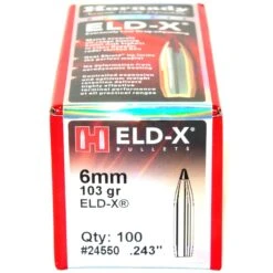 Hornady .243 / 6mm 103 Grain ELD-X (Extremely Low Drag Hunting) (100 Ct.)