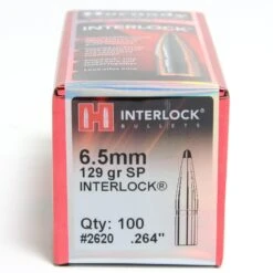 Hornady .264 / 6.5mm 129 Grain Soft Point (100 Ct.)