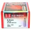 Hornady .264 / 6.5mm 140 Grain ELD-M (Extremely Low Drag Match) (100 Ct.) -Best Ammunition Shop HOR26331 e1581031243414