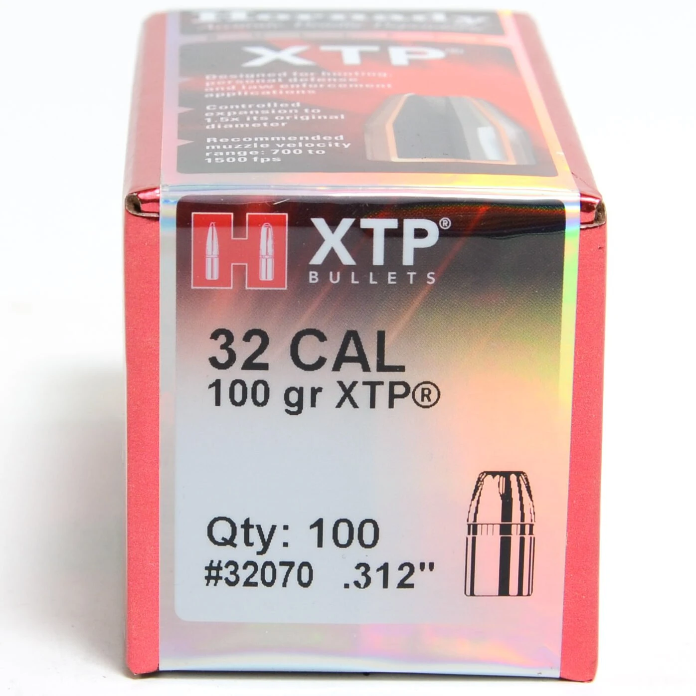 Hornady .312 / 32 100 Grain Hollow Point/XTP (eXtreme Terminal Performance) (100 Ct.) 3 Hornady .312 / 32 100 Grain Hollow Point/XTP (eXtreme Terminal Performance) (100 Ct.)