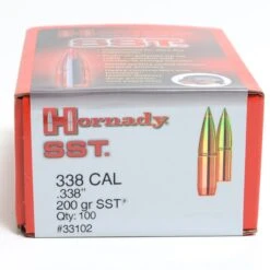 Hornady .338 / 338 200 Grain SST (Super Shock Tip) (100 Ct.)