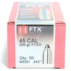 Hornady .452 / 45 250 Grain FTX (Flex Tip) (50 Ct.)