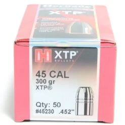Hornady .452 / 45 300 Grain XTP Hollow Point (eXtreme Terminal Performance) (50 Ct.)