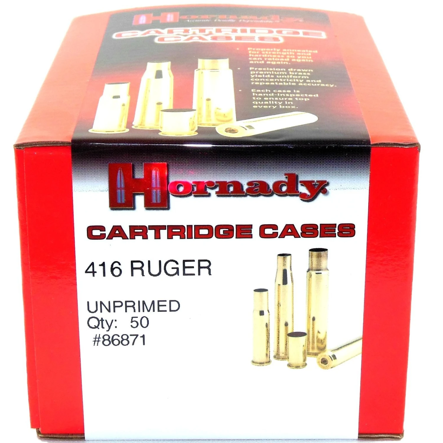 Hornady Brass Unprimed 416 Ruger (50) 3 Hornady Brass Unprimed 416 Ruger (50)
