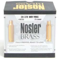 Nosler Unprimed Brass 30-378 Weatherby (25)