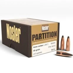 Nosler .243 / 6mm 85 Grain Spitzer Partition (50 Ct.)