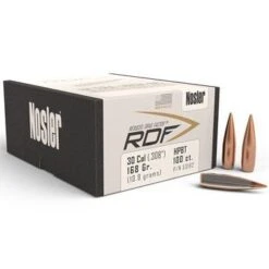 Nosler .308 / 30 168 Grain Hollow Point Boat Tail Reduced Drag Factor (100 Ct.)