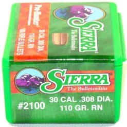 Sierra .308 / 30 110 Grain Round Nose Pro-Hunter-Hunter (100 Ct.)