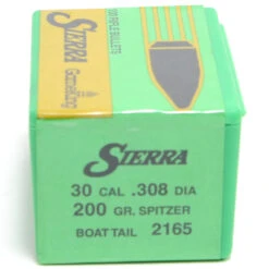 Sierra .308 / 30 200 Grain Spitzer Gameking (100 Ct.)