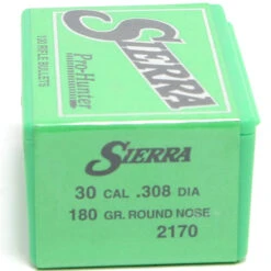 Sierra .308 / 30 180 Grain Round Nose Pro-Hunter-Hunter (100 Ct.)