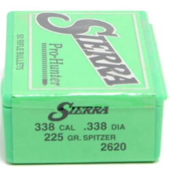 Sierra .338 / 338 225 Grain Spitzer Pro-Hunter (50 Ct.)