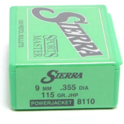 Sierra .355 / 9mm 115 Grain Jacketed Hollow Point (100 Ct.)