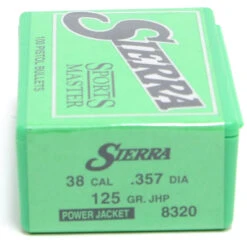 Sierra .357 / 38 125 Grain Jacketed Hollow Point (100 Ct.)