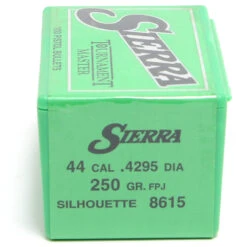 Sierra .4295 / 44 250 Grain Flat Point Jacketed Match (100 Ct.)