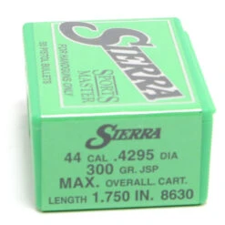 Sierra .4295 / 44 300 Grain Jacketed Soft Point (50 Ct.)