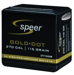 Speer .277 / 270 115 Gr Gold Dot Soft Point (50 Ct.)