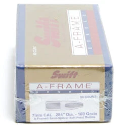 Swift .284 / 7mm 160 Grain A-Frame Semi-Spitzer (50 Ct.)