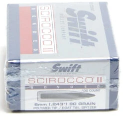 Swift Scirocco .243 / 6mm 90 Grain Boat Tails (100 Ct.)