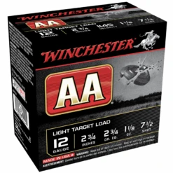 Winchester 12 Ga 1 1/8 Oz #7.5 2 3/4" AA 1145 FPS Ammunition (25 Rounds)