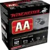 Winchester 12 Ga 1 1/8 Oz #8 2 3/4" AA Heavy Target 1200 Fps Ammunition (25 Rounds) 2 Winchester 12 Ga 1 1/8 Oz #8 2 3/4" AA Heavy Target 1200 Fps Ammunition (25 Rounds) -Best Ammunition Shop AAM128