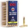 CCI 22 WMR 30 Gr Lead Free HP TNT Green (50) Lead Free -Best Ammunition Shop CCI0060 1