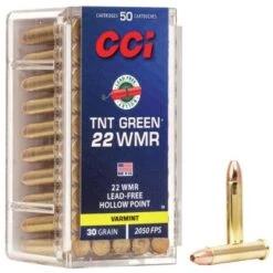 CCI 22 WMR 30 Gr Lead Free HP TNT Green (50) Lead Free