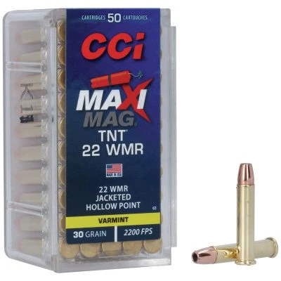 CCI 22 WMR 30 Gr Maxi Mag TNT JHP (50) 3 CCI 22 WMR 30 Gr Maxi Mag TNT JHP (50)