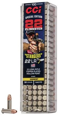 CCI 22 LR 32 Gr Copper Plated HP "Stangers" (100)
