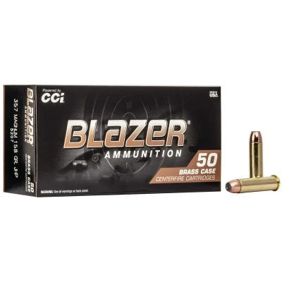 CCI Blazer Brass 357 Mag JHP 158 Gr (50) 3 CCI Blazer Brass 357 Mag JHP 158 Gr (50)