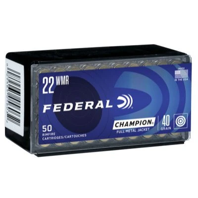 Federal 22 WMR 40 GR Champion FMJ (50) 3 Federal 22 WMR 40 GR Champion FMJ (50)
