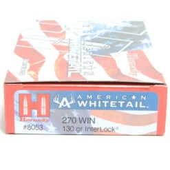 Hornady 270 Win 130 Grain Interlock American Whitetail Ammunition (20 Rounds)