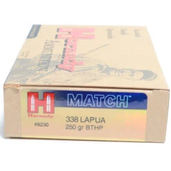 Hornady 338 Lapua 250 Grain Hollow Point Boat Tail Match Ammunition (20 Rounds)