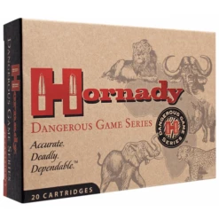 Hornady 458 Lott 500 Grain DGX Bonded (Dangerous Game EXpanding) Ammunition (20 Rounds)