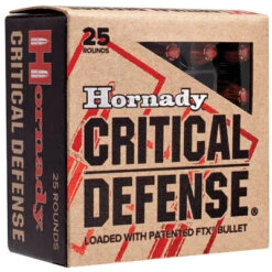 Hornady 44 Special 165 Grain FTX (Flex Tip) Critical Defense Ammunition (20 Rounds)