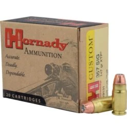 Hornady 357 Sig 147 Grain XTP (eXtreme Terminal Performance) Ammunition (20 Rounds)