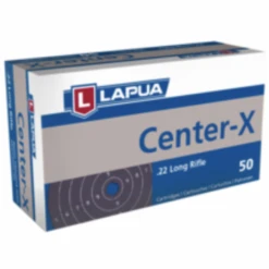 Lapua 22 LR 40 Grain Center-X Lead Round Nose Ammunition (50 Rounds)