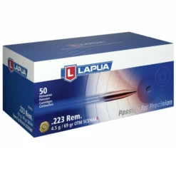 Lapua 223 Rem 69 Grain Scenar-L Open Tip Match Ammunition (50 Rounds)