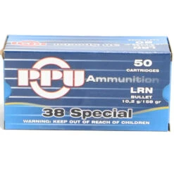 Prvi 38 SPL 158 Grain Lead Round Nose Ammunition (50 Rounds)