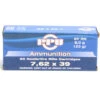 Prvi 7.62X39 123 Grain Soft Point Round Nose Ammunition (20 Rounds) -Best Ammunition Shop PPA76239 e1614354656447