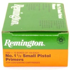 Remington 1 1/2 Small Pistol Primers (1000 Ct Box)
