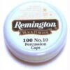 Remington #10 Percussion Caps (100)
