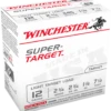 Winchester 12 Ga 1 1/8 Oz #7.5 2 3/4" 2 3/4 Dram Super Target 1145 Fps Ammunition (25 Rounds) -Best Ammunition Shop TRGT127