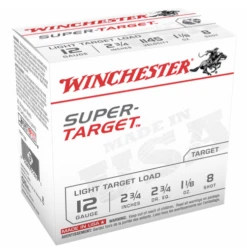 Winchester12 Ga 1 1/8 Oz #8 2 3/4" 2 3/4 Dram Super Target 1145 Fps Ammunition (25 Rounds)