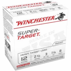 Winchester 12 Ga 1 1/8 Oz #8 2 3/4" 3Dr Super Target 1200 Fps Ammunition (25 Rounds)